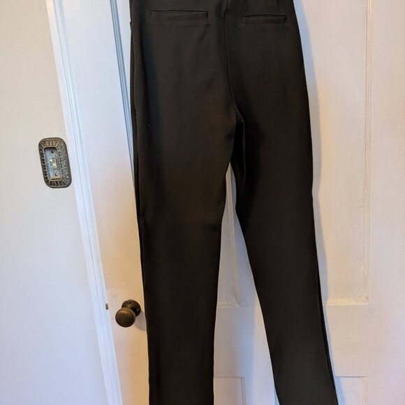 Quince Ultra-Stretch Ponte Straight Leg 4-Pocket Pants Size Small, Olive - Picture 6 of 6